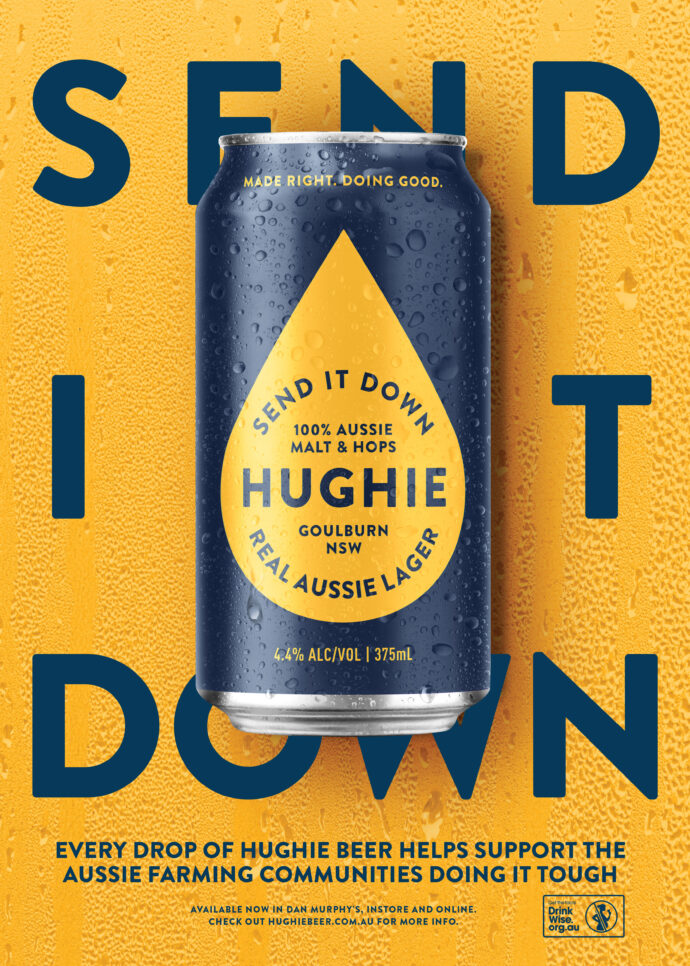 Hughie Can Yellow Advertising 2