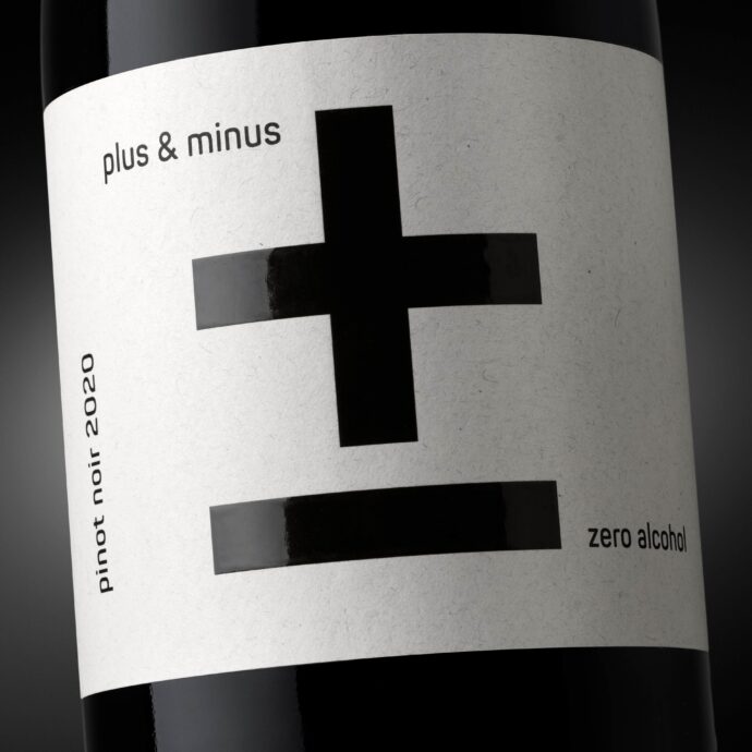 Plus & Minus Non-Alcoholic Wines: Bold Design |… | Denomination