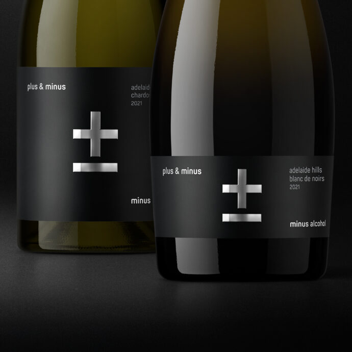 Plus & Minus Non-Alcoholic Wines: Bold Design |… | Denomination