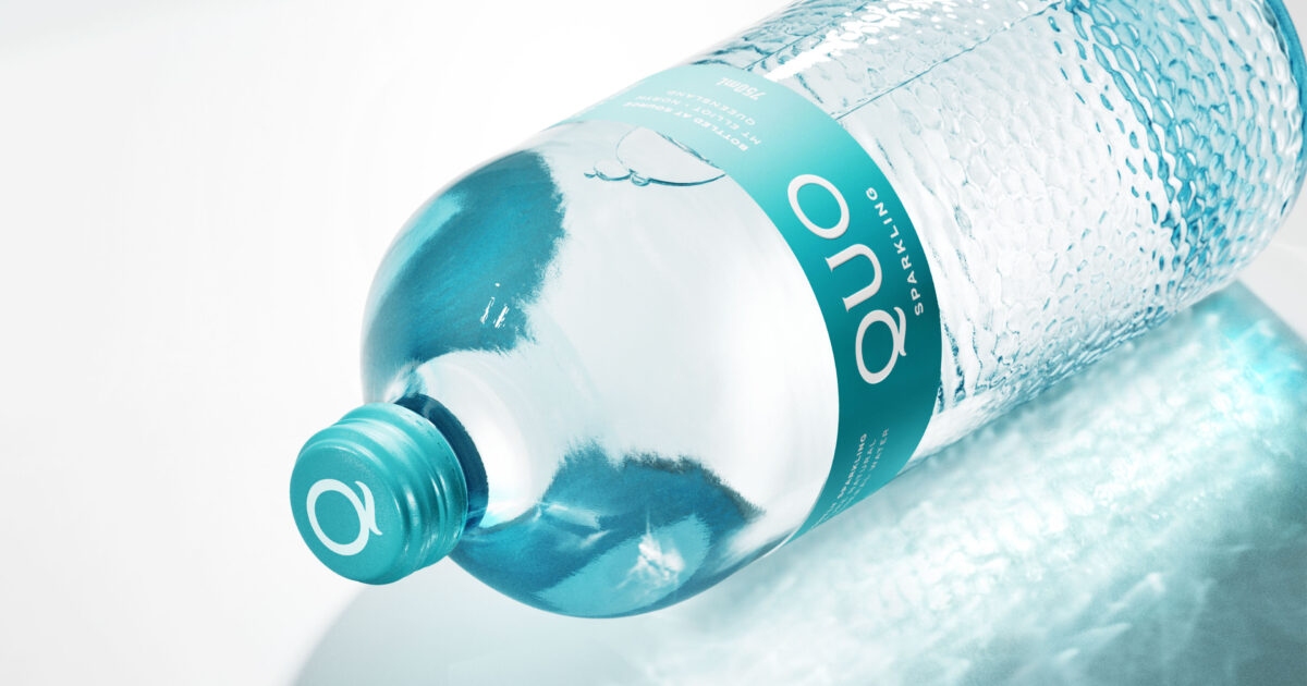Quo Water: Pure & Minimalist Branding | Denomination | Denomination