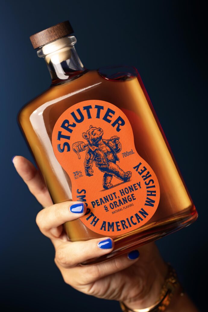 Strutter Case Strutter Whisky: Smooth Character Branding |… | Denomination